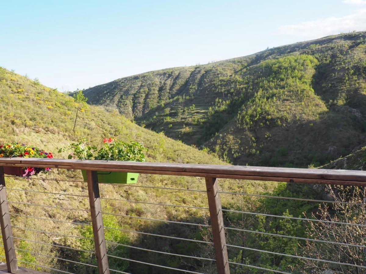 Chalet Sur Pilotis Avec Piscine Privee Lucéram Kültér fotó