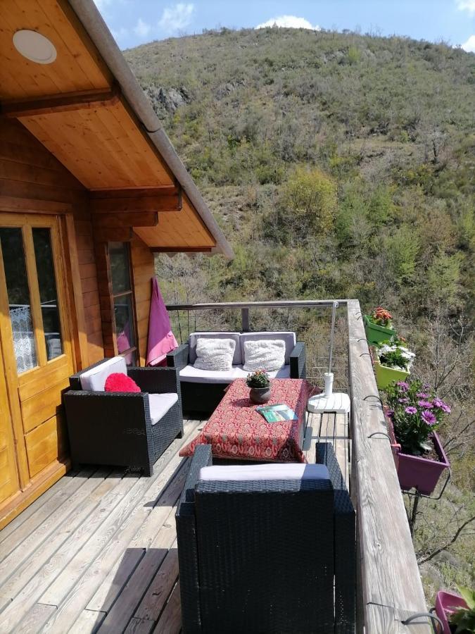 Chalet Sur Pilotis Avec Piscine Privee Lucéram Kültér fotó